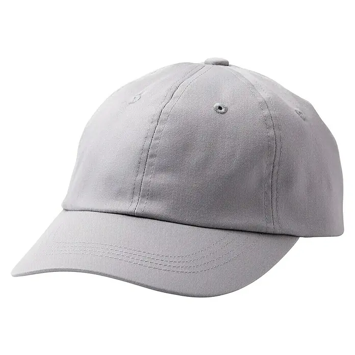 Cricut Mütze - Einheitsgröße, Grau, 3 Stk. - Graue Baseballkappe aus Baumwolle mit atmungsaktiven Ösen und verstellbarem Riemen für einen bequemen Sitz.