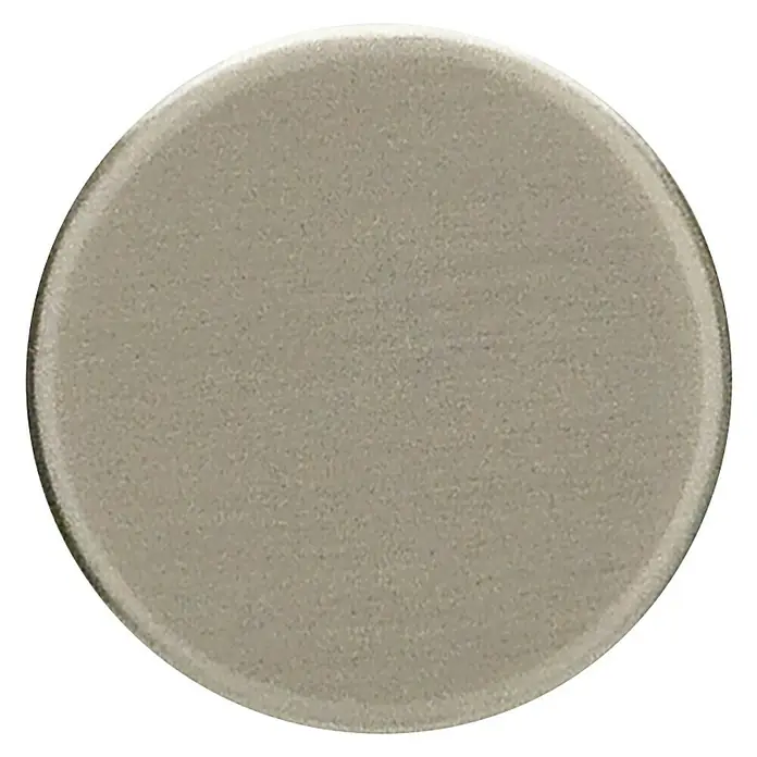 Siro Möbelknopf - Typ Möbelgriff: Knopf, Ø x L: 15 x 24 mm, Stahl, Silber - Graue Knopfbatterie mit silbernem Rand, perfekt für kleine elektronische Geräte. Zuverlässige Energie für den täglichen Gebrauch.