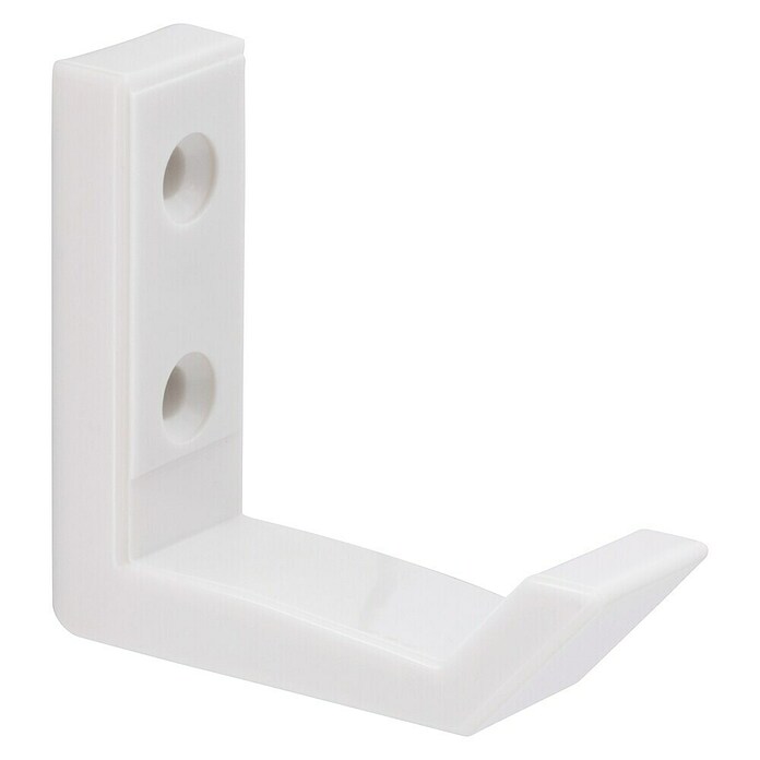 Siro Garderobna kljuka  (Do x Š x V: 51 x 18 x 58 mm, Bela, Plastika) | 1189 - Hut und Mantelhaken | AAEE - Garderoben | AAE - Beschläge | AA - Eisenwaren | A - Eisenwaren | BAUHAUS