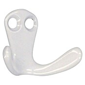 Siro Garderobna kuka  (D x Š x V: 44 x 33 x 22 mm, Bijela, Aluminij) | BAUHAUS