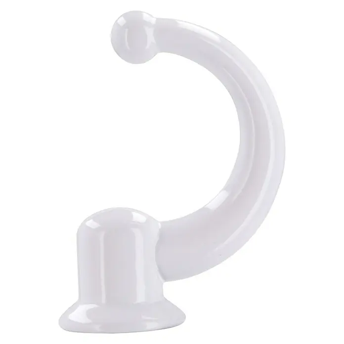 Siro Garderobenhaken - L x B x H: 30 x 12 x 22 mm, Weiß, Stahl - Weißer Massagehaken zur Muskelentspannung. Ideal für gezielte Druckpunktmassage und Selbstmassage, um Verspannungen zu lösen.