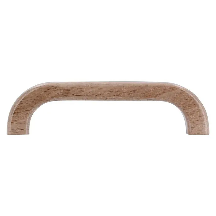Siro Möbelgriff - Typ Möbelgriff: Bügel, L x B x H: 108 x 14 x 29 mm, Holz, Braun - Holzgriff, ideal für Schubladen oder Schränke, mit einer natürlichen Holzmaserung. Perfekt für Möbelprojekte und DIY-Enthusiasten.