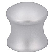 Siro Möbelknopf (Typ Möbelgriff: Knopf, Ø x H: 30 x 30 mm, Kunststoff, Silber) | BAUHAUS
