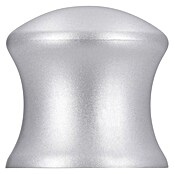 Siro Möbelknopf (Typ Möbelgriff: Knopf, Ø x H: 30 x 30 mm, Kunststoff, Silber) | BAUHAUS