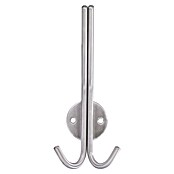 Siro Garderobenhaken (L x B x H: 173 x 76 x 103 mm, Edelstahl, Silber) | BAUHAUS