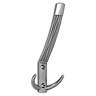 Siro Garderobna kljuka 2213/ZN29 (Do x Š x V: 60 x 148 x 66 mm, Število kaveljčkov: 1 kos, Srebrna)