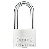 Abus Vorhängeschloss Titalium 64TI/40 HB40 Gleichschließend (B x H: 40 x 79 mm, Bügelstärke: 6 mm, Titalium-Spezialaluminium) | BAUHAUS