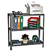 Simonrack Simonclassic Metallregal Comfort Mini (H x B x T: 100 x 80 x 40 cm, Traglast pro Boden: 100 kg, Anzahl Böden: 3 Stk., Schrauben, Grau) | BAUHAUS