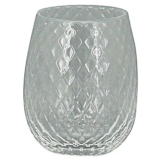 Aquasanit Diamond Vaso de encimera (Vidrio, Transparente)