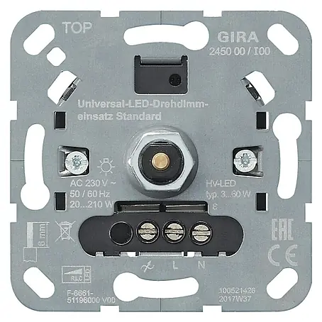 Gira  Dimmer-Einsatz System 3000 245000