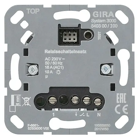 Gira  Relais-Modul System 3000 540300