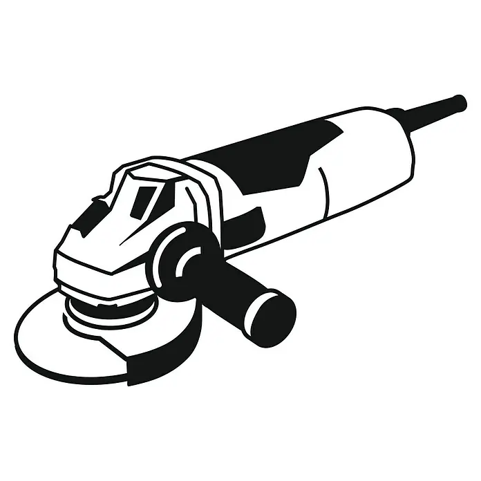 Bosch Diamant-Trockenbohrer Dry Speed - Durchmesser: 20 mm - Abbildung eines Winkelschleifers, ein Elektrowerkzeug zum Schleifen und Schneiden von Materialien. Ideal für Heimwerker und professionelle Anwendungen.