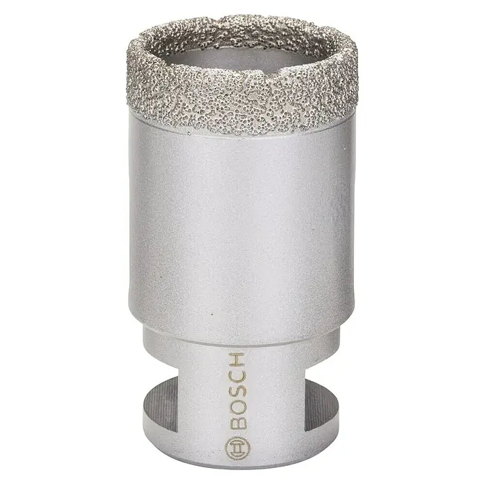 Bosch Broca diamantada para perforación en seco Dry Speed - Diámetro: 35 mm - Broca de corona de diamante Bosch para perforar materiales duros. Ideal para agujeros precisos y limpios con la herramienta de Bosch.