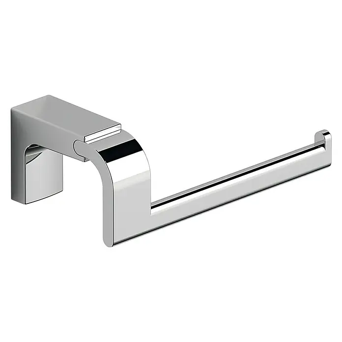 Creabath Elegance Portarrollos papel higiénico - Sin tapa, Cromo - Elegante portarrollos de papel higiénico cromado con diseño moderno. Ideal para baños elegantes.