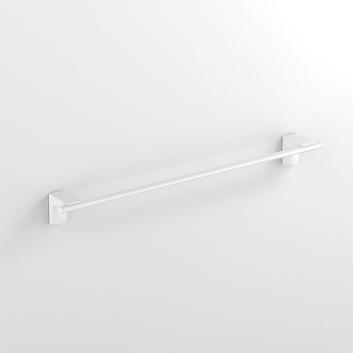 Creabath Elegance Toallero de barra (Largo: 51,1 cm, Blanco, Satinado) | BAUHAUS