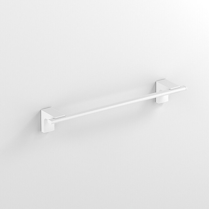 Creabath Elegance Toallero de barra (Largo: 35,6 cm, Blanco, Satinado) | BAUHAUS