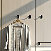 Creabath Elegance Colgador de baño (Número de ganchos: 1 ud., Negro, Satinado) | BAUHAUS