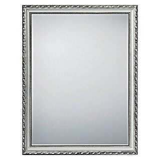 Ogledalo s okvirom Loreley (34 x 45 cm, Srebrna boja, Staklo)