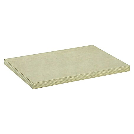 Garnica Duraply Allwetter-Sperrholzplatte Fixmaß (Pappel, 800 x 600 x 12 mm)