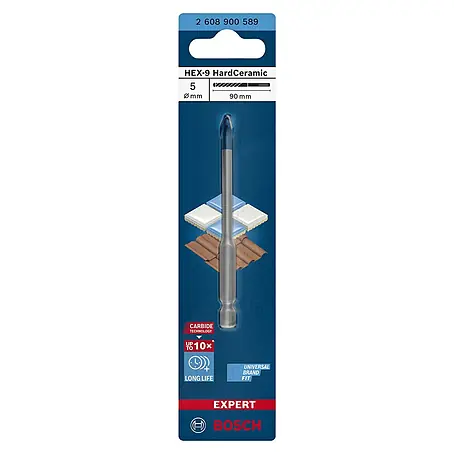 Bosch Professional Expert Fliesenbohrer HEX-9 HardCeramic