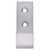 Siro Garderobenhaken (L x B x H: 54 x 19 x 37 mm, Anzahl Haken: 1 Stk., Stahl, Silber) | BAUHAUS