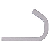 Siro Garderobenhaken (L x B x H: 54 x 19 x 37 mm, Anzahl Haken: 1 Stk., Stahl, Silber) | BAUHAUS
