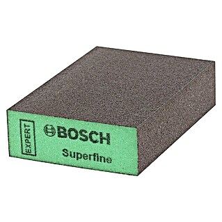 Bosch Professional Expert Esponja abrasiva rectangular (Muy fino, 1 ud., L x An x Al: 97 x 69 x 26 mm)