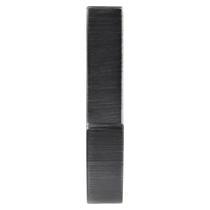 Siro Garderobenhaken 2432/ZN75 - L x B x H: 15 x 81 x 40 mm, Anzahl Haken: 1 Stk. - Gebürsteter, rechteckiger Zippo-Feuerzeugkörper mit einem klassischen, zeitlosen Design und robuster Metallkonstruktion.