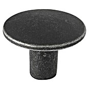 Siro Möbelknopf (Typ Möbelgriff: Knopf, Ø x H: 30 x 22 mm, Stahl, Schwarz) | BAUHAUS