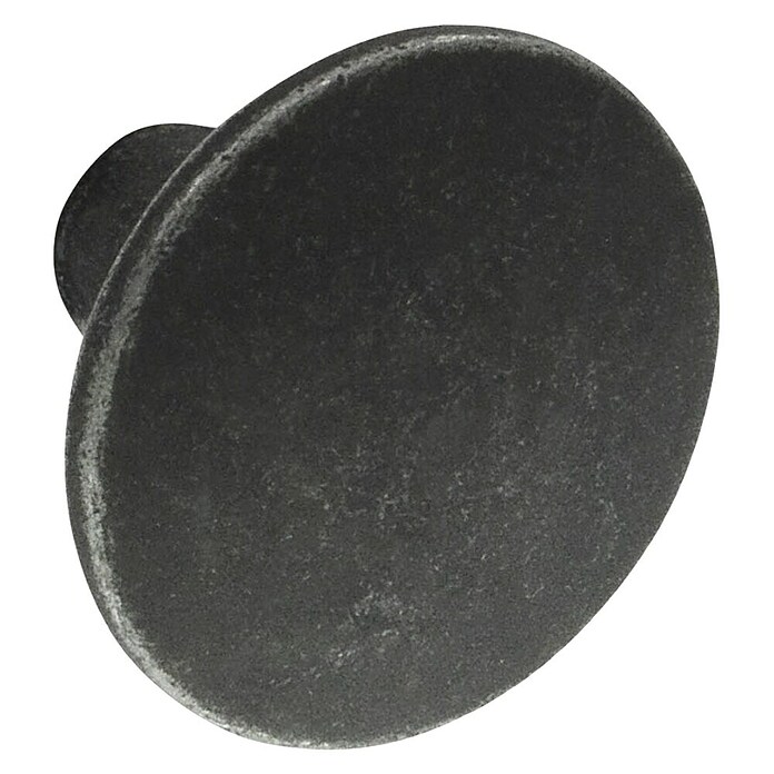 Siro Möbelknopf (Typ Möbelgriff: Knopf, Ø x H: 30 x 22 mm, Stahl, Schwarz) | BAUHAUS