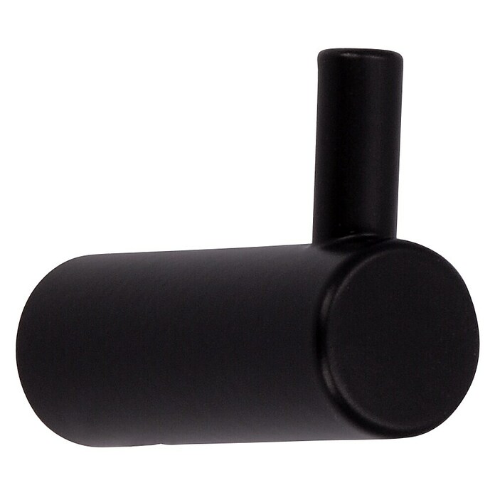 Siro Garderobenhaken (L x B x H: 40 x 14 x 28 mm, Schwarz) | BAUHAUS