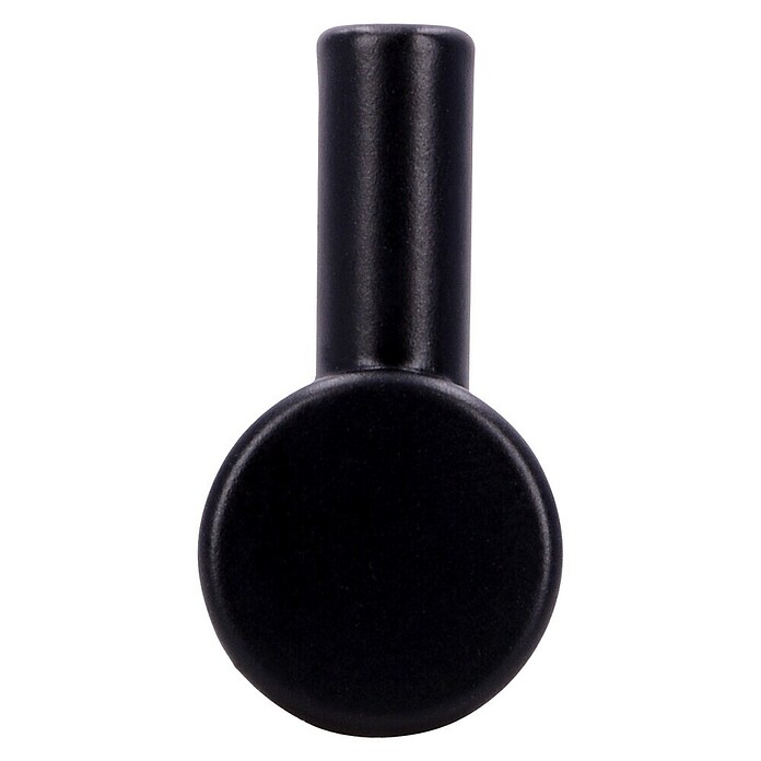 Siro Garderobenhaken (L x B x H: 40 x 14 x 28 mm, Schwarz) | BAUHAUS