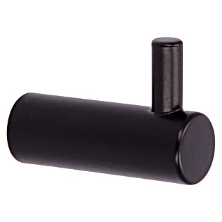 Siro Garderobenhaken (L x B x H: 40 x 14 x 28 mm, Schwarz)