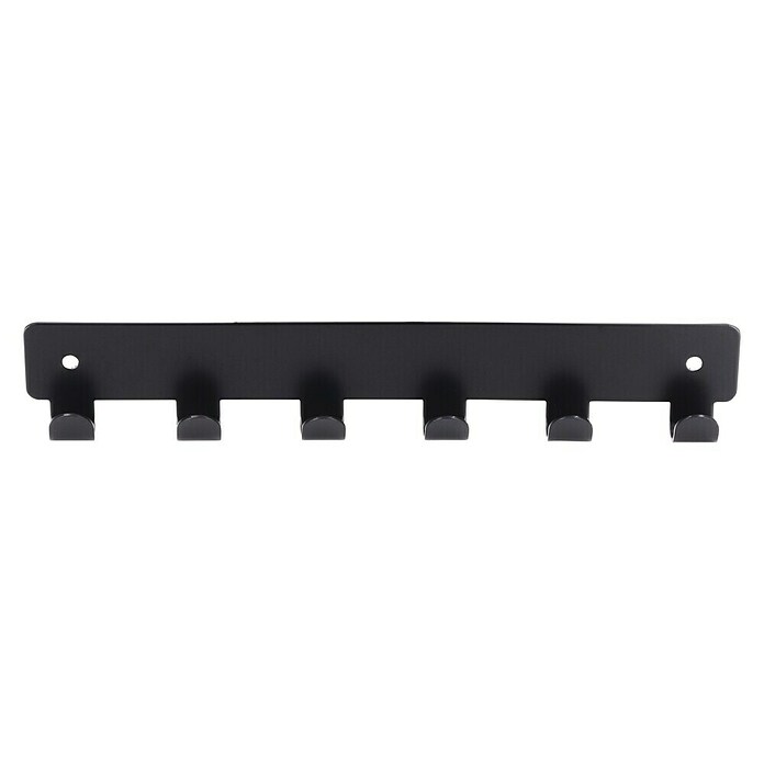 Siro Zidna lajsna s kukicama  (D x Š x V: 240 x 16 x 41 mm, Crna) | BAUHAUS
