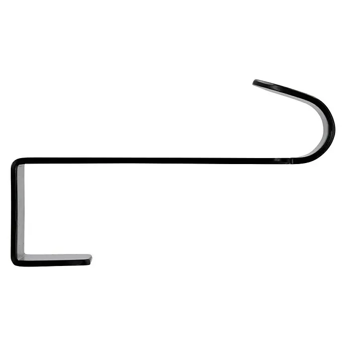 Siro Garderobenhaken - L x B x H: 60 x 32 x 30 mm, Stahl - Haken: Schlichtes Design mit glänzender Oberfläche, ideal zur Aufbewahrung und Organisation verschiedener Gegenstände.