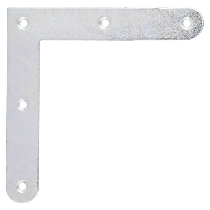 Alberts Escuadra esquinera (L x An x Al: 120 x 120 x 20 mm, Zincado, Plateado) | BAUHAUS