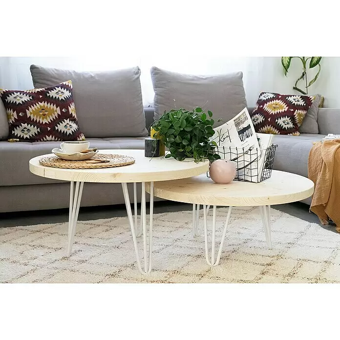 Astigarraga Tischplatte - Kiefer, Breite: 75 cm - Stimmungsaufnahme