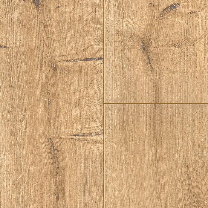 LOGOCLIC Ambienta Laminat Eiche Napoli1.285 x 192 x 10 mm, Landhausdiele Detail Shot