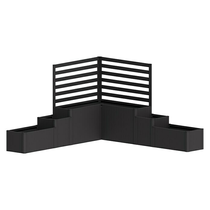 Biohort DaVinci Pflanzkasten Version 1 (166 x 80,5 x 80 cm, Stahl, Dunkelgrau Metallic) | BAUHAUS