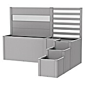 Biohort DaVinci Pflanzkasten Version 2 (166 x 80,5 x 80 cm, Stahl, Silber Metallic) | BAUHAUS