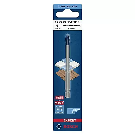 Bosch Professional Expert Fliesenbohrer HEX-9 HardCeramic