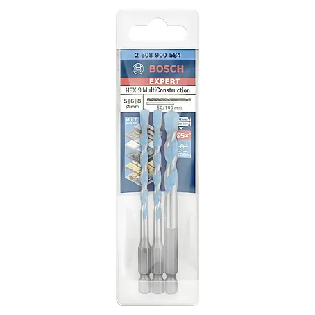 Bosch Expert Mehrzweck-Bohrer-Set Hex-9