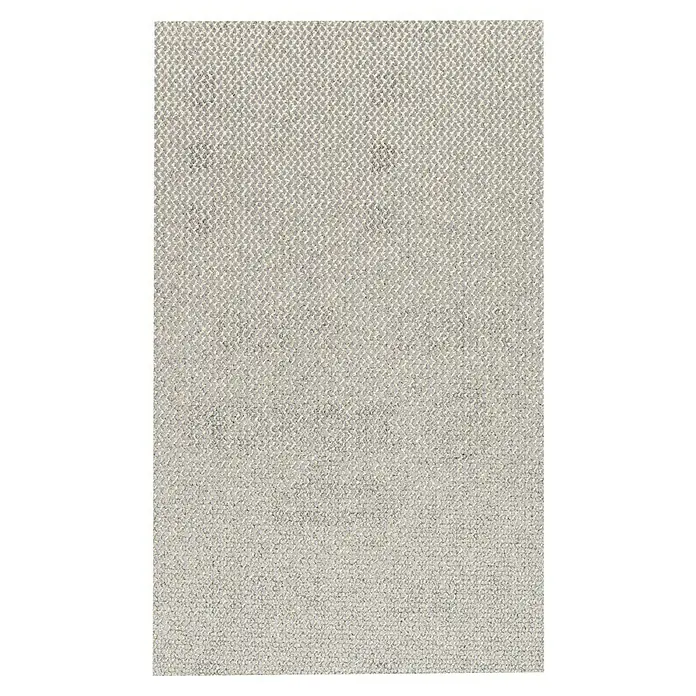 Bosch Expert Disco de lijado M480 - An x L: 80 x 133 mm, Grano: 100 mm - Primer plano de una alfombra beige con una textura fina y repetitiva, ideal para espacios vitales que buscan calidez y confort.