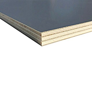 Sperrholzplatte Fixmaß (1 200 x 600 x 15 mm, Pappel, Grau)
