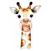 Rasch Bambino XIX Fototapete Giraffe 