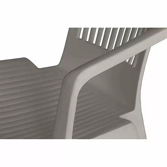 Stapelstuhl Vega im Set - 4 Stk., B x T x H: 41 x 39 x 93 cm, Weiß, Gartenstuhl stapelbar - Detailaufnahme