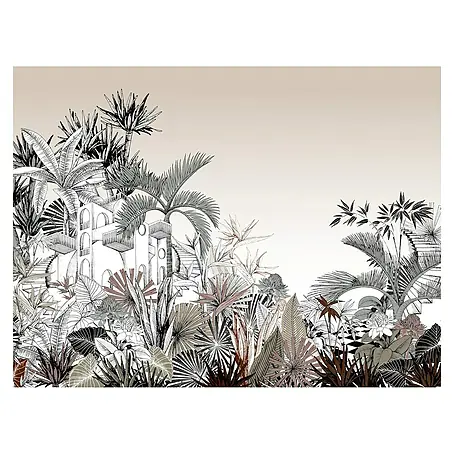 Rasch Tropical House Fototapete Haus im Dschungel