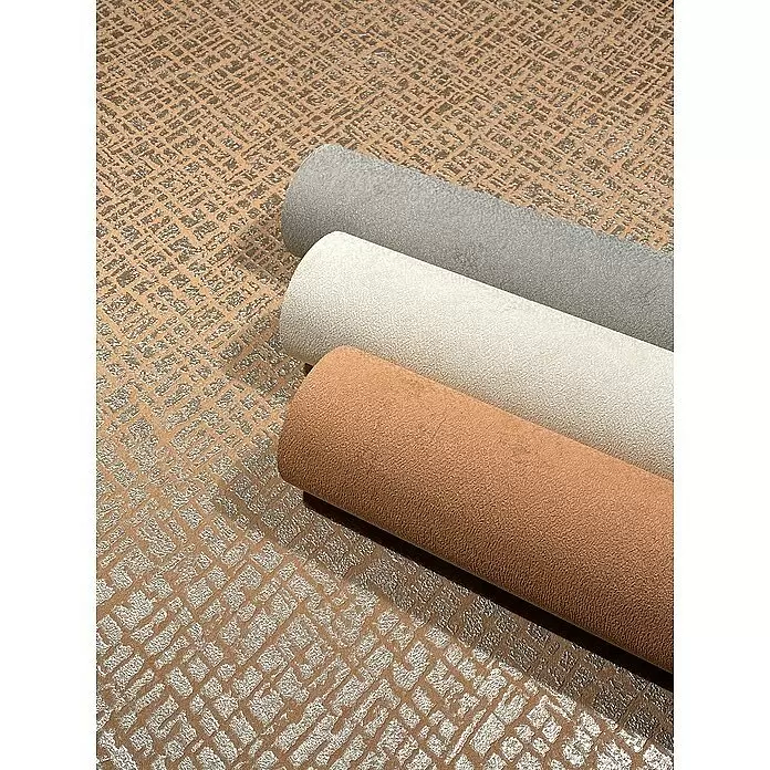 Marburg Papis Loveday Vliestapete Struktur II - Beige/Rot/Platin, Grafisch, 10,05 x 0,7 m - Detailaufnahme
