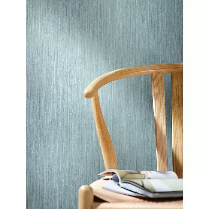 Marburg Papis Loveday Vliestapete - Blau, Grafisch, 10,05 x 0,7 m - Stimmungsaufnahme