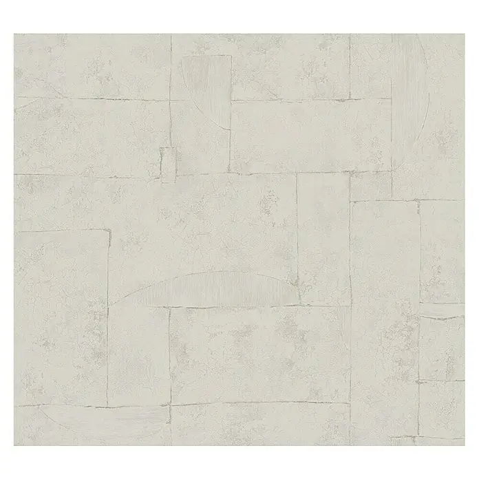Marburg Papis Loveday Vliestapete I - Beigegrau, Grafisch, 10,05 x 0,7 m - Helle Tapete mit geometrischen Mustern, die eine moderne und elegante Wandgestaltung ermöglicht. Perfekt für stilvolle Innenräume.